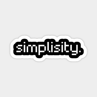 "Simplesity" Magnet