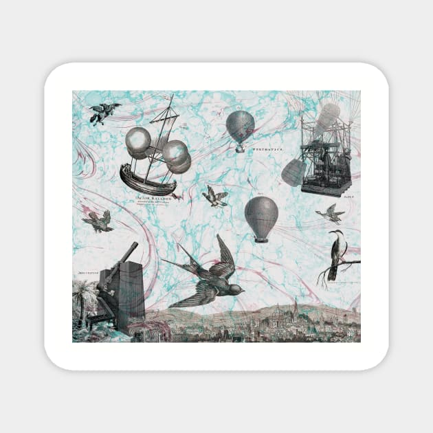 Vintage Plane Spotting Magnet by MarbleCloud