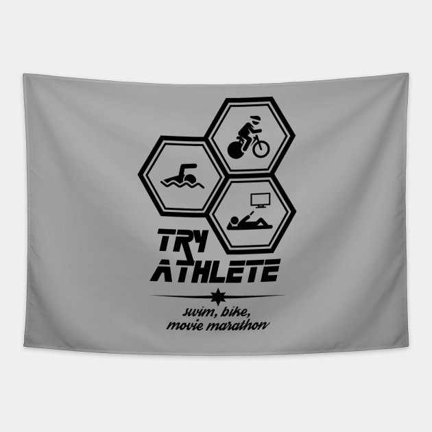 Try athlete Tapestry by artlahdesigns