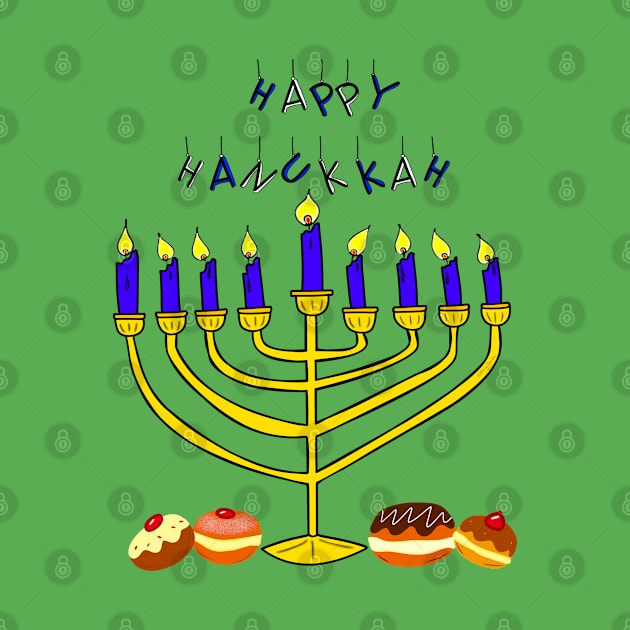 Happy Hanukkah! by DitzyDonutsDesigns