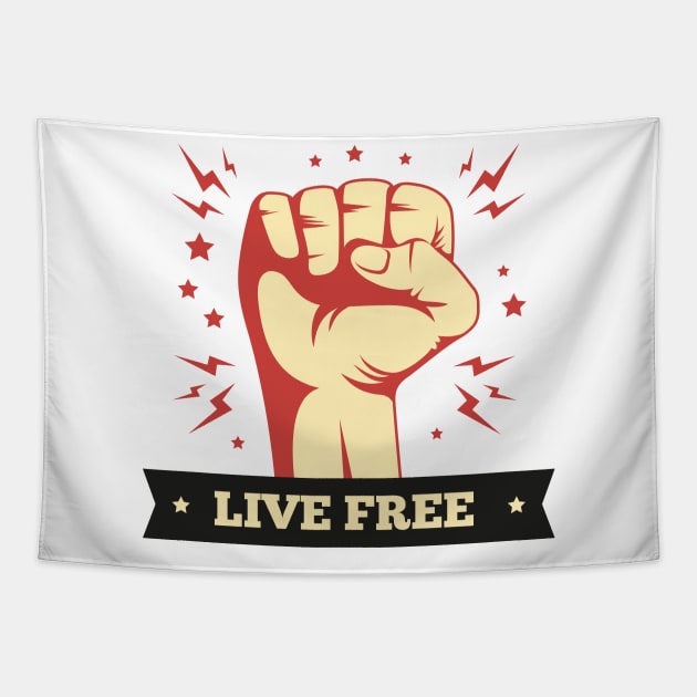 live free or die Tapestry by mkstore2020