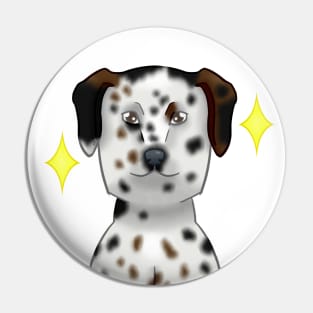 Tricolor dalmatian Pin