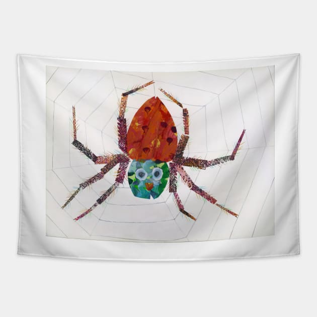 the very busy spider Tapestry by Bequeat