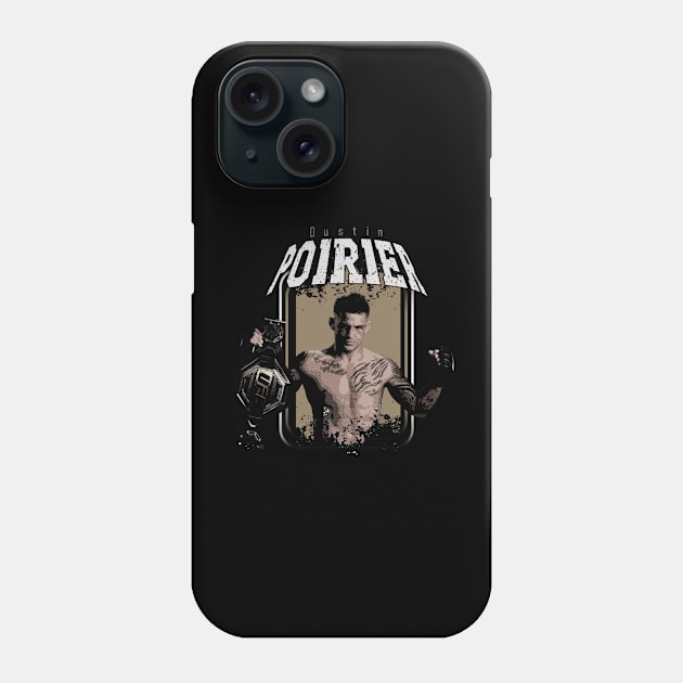 dustin poirier viintage art Phone Case by jerrysanji