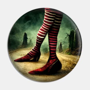 Wicked Witch waiting for Dorothy and her House to Fall. Pin