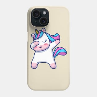 Cute Unicorn dabbing Cartoon Phone Case