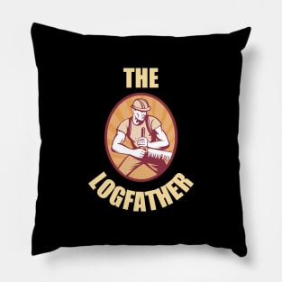 The Logfather (Light) - Logger Pillow