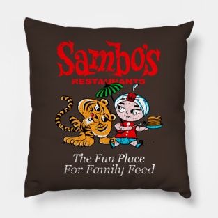 Vintage Sambo’s Restaurant Pillow