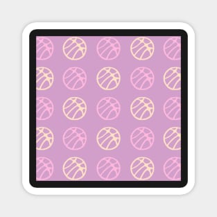 Pink Basketball Ball Pattern Girly Design Magnet