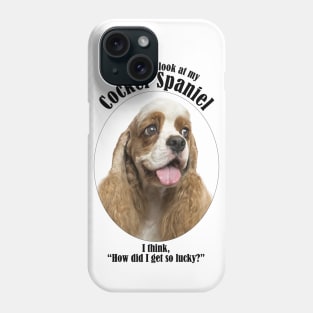 Lucky Cocker Spaniel Phone Case