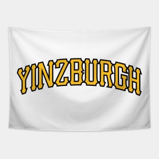 YINZburgh - White 1 Tapestry