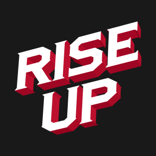 Atlanta Falcons Rise Up Design T-Shirt