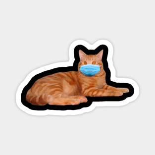 Cat Quarantine Face Mask Magnets Teepublic