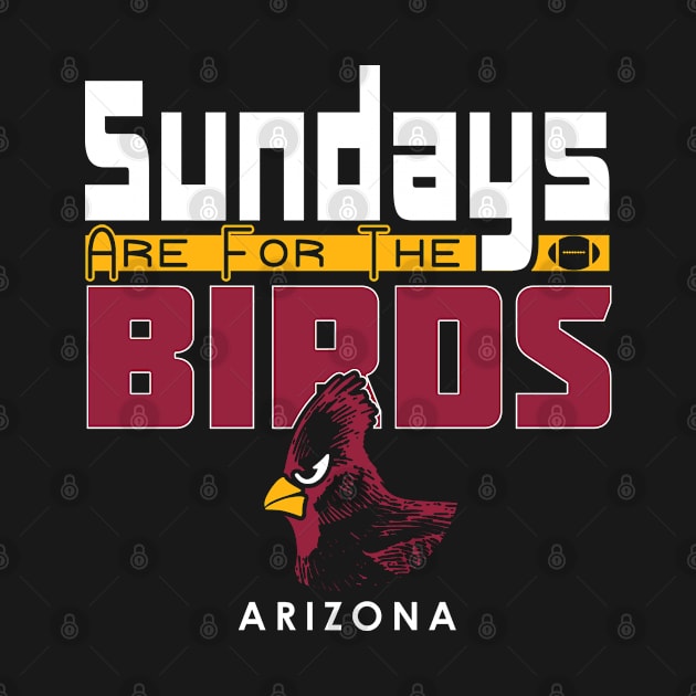 Arizona Football - Sundays Are For The Birds Funny by FFFM