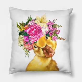 Flower Crown Baby Pillow