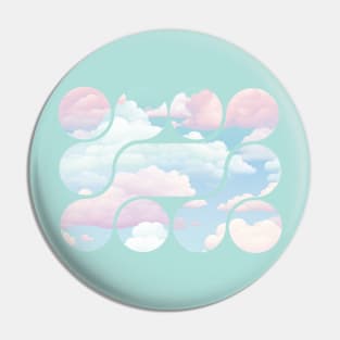 Pastel colors cloudscape Pin