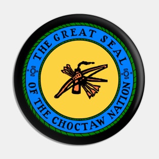 The Great Seal of Choctaw Nation of Oklahoma Pin