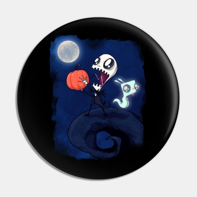 Invader Halloween 2.0 Pin by LVBart