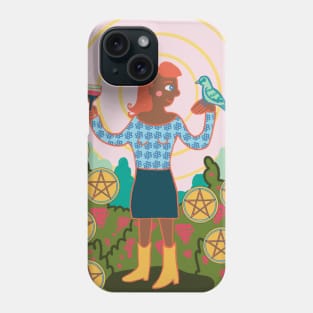 Nine of Pentacles Phone Case