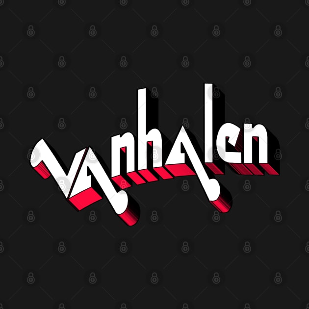 Van Halen - Old Logo - Superhero by RetroZest