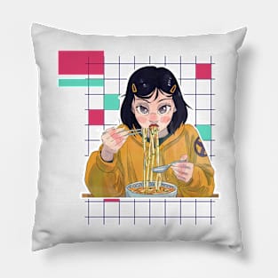 Noodle Girl! Pillow