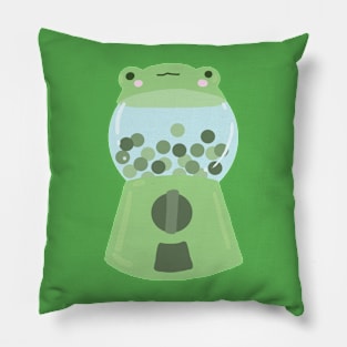 Froggy bubblegum machine Pillow