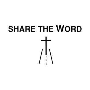 "Share the Word" - Pseudo-Cycling Christian Witness T-Shirt