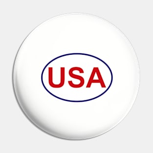 USA Sticker Pin