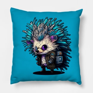 CYBERPUNK HEDGEHOG #10 Pillow