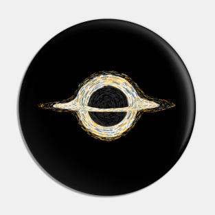 The Starry Black Hole Pin