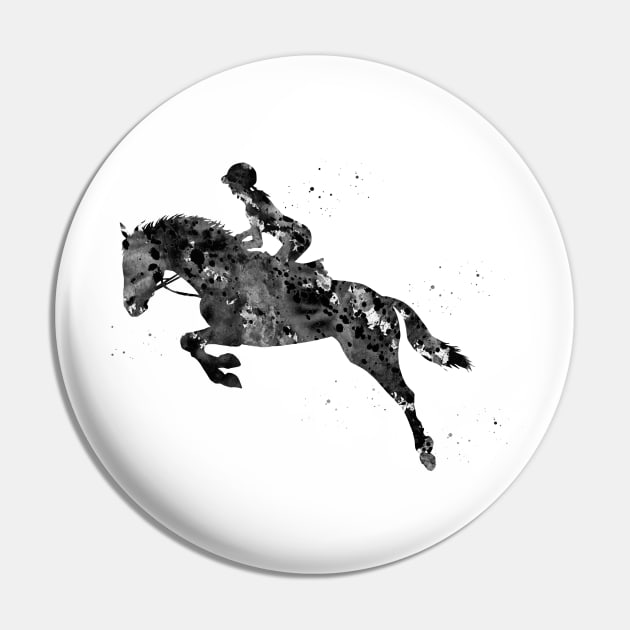 Horse Rider Pin by erzebeth