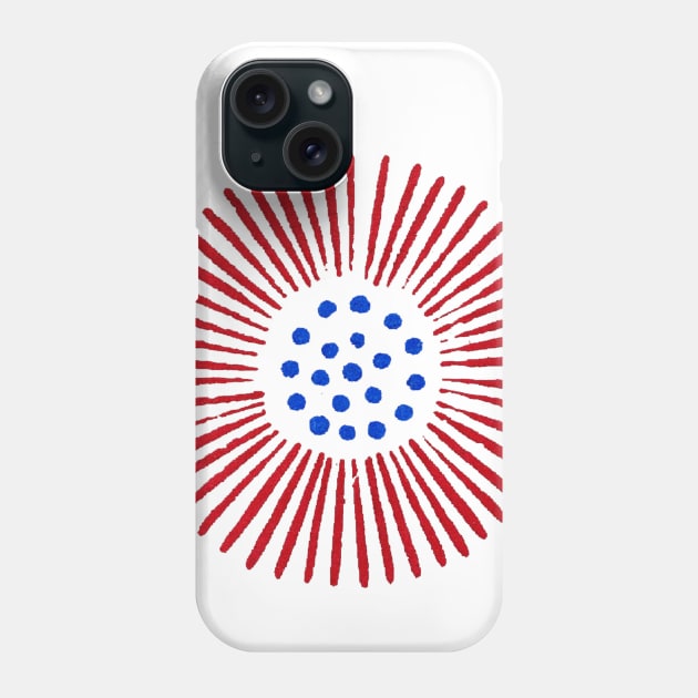 Patriotic Fireworks Phone Case by Fireworks Designs