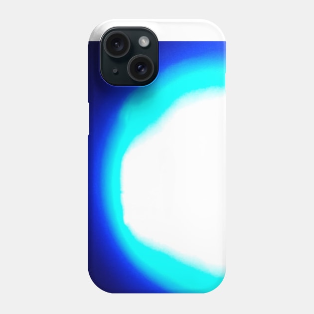 Blue Lazer Art Phone Case by The Sober Art