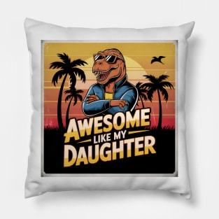 Great as my future dino dad Pillow