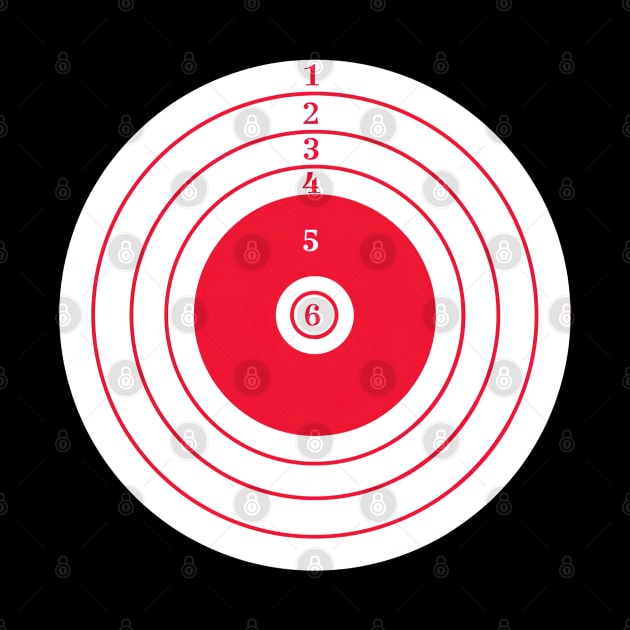 Red Target by Lapicorn Design