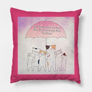 Raining Cats! Pillow