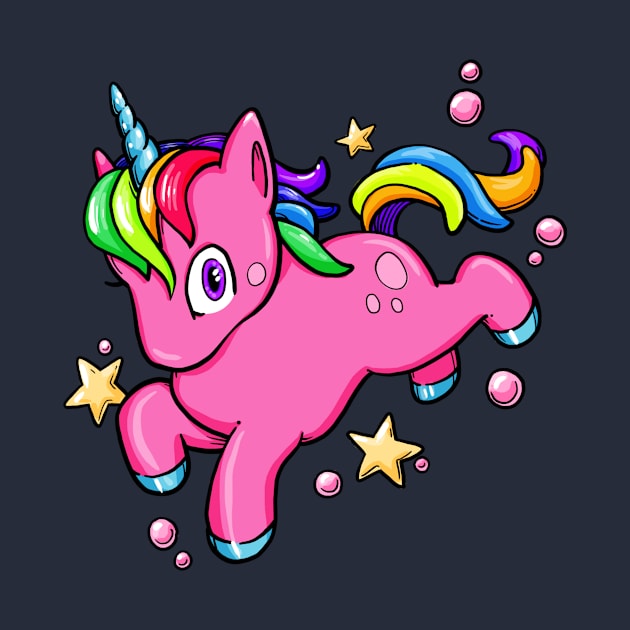 Magical Rainbow Unicorn by CatByrne