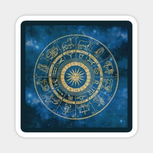 Hand Drawn Zodiac Chart | Galaxy Magnet