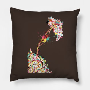 A touch of colour Pillow