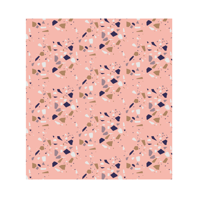 Pink Feminine Terrazzo by Pulpixel