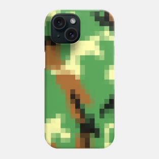 Pixelated Army Camouflage Design Phone Case