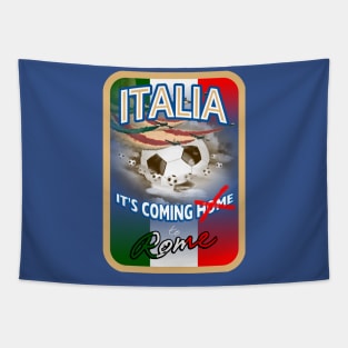 Italia It's Coming to Rome European Football Winners Tapestry