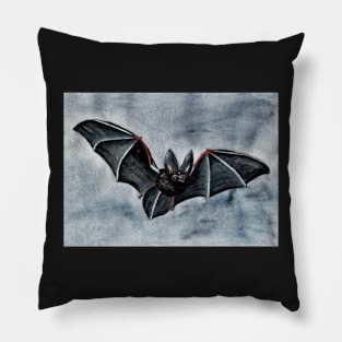 Black bat Pillow