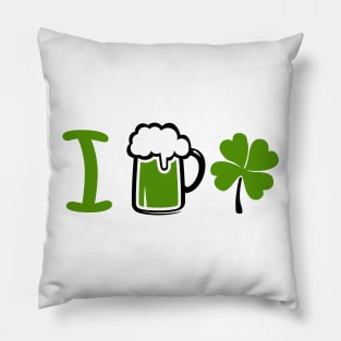 Funny St. Patricks T-shirt Pillow