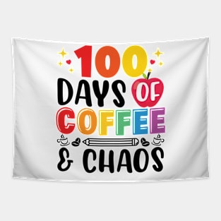 100 days of coffee and chaos Teacher Tapestry