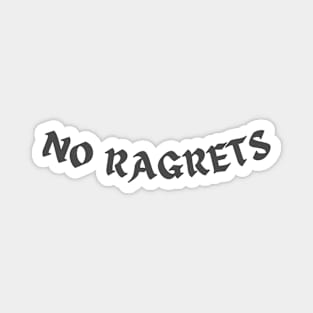 No Regrets Internet Funny Meme Design Magnet