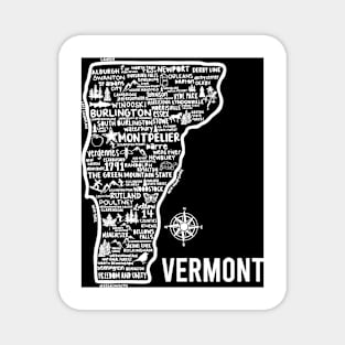 Vermont Map Magnet