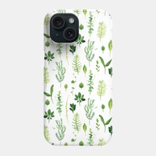 Watercolour Leaves Phone Case