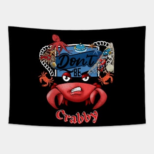 Don't Be Crabby Tapestry