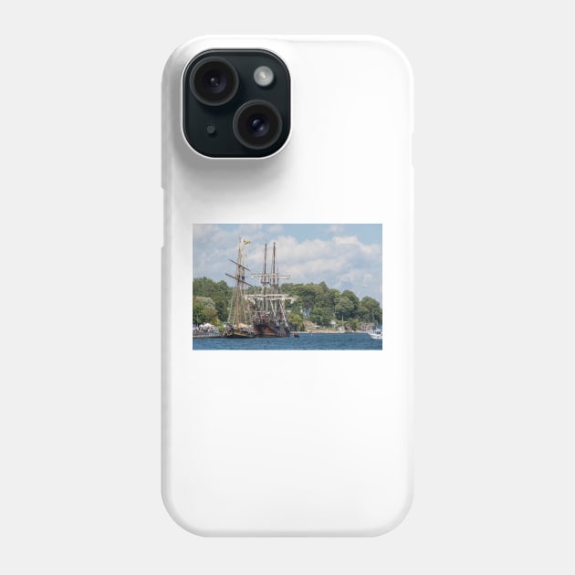 Tall Ships on the St. Lawrence River Phone Case by josefpittner